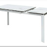 Стол CORNER 120 HIGH GLOSS STATUARIO керамика, стекло/ белый каркас, DISAUR заказать по цене 59 400 руб. в Саратове