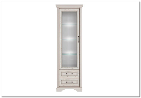 Шкаф-витрина Stylius (Стилиус) B169-REG1W2S BRW заказать по цене 31 940 руб. в Саратове