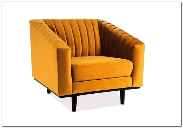 Кресло ASPREY 1 Velvet Bluvel 68  Signal (карри) заказать по цене 60 135 руб. в Саратове Кресло ASPREY 1 Velvet Bluvel 68  Signal (карри) заказать по цене 60 135 руб. в Саратове