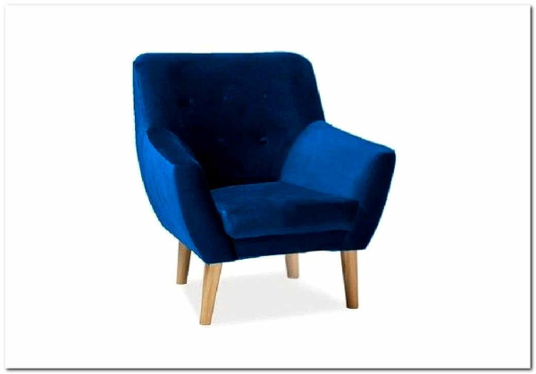 Кресло Signal NORDIC 1 Velvet Bluvel 86 (синий) заказать по цене 43 923 руб. в Саратове