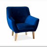 Кресло Signal NORDIC 1 Velvet Bluvel 86 (синий) заказать по цене 43 923 руб. в Саратове