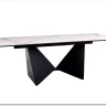 Стол обеденный Signal PETERSON Ceramic 160 раскладной (Statuario Venato белый/черный мат) заказать по цене 162 833 руб. в Саратове
