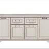 Тумба Stylius (Стилиус) B169-KOM4D2S BRW заказать по цене 37 030 руб. в Саратове