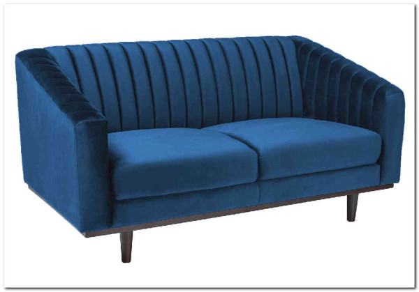 Диван ASPREY 2 Velvet Bluvel 86  Signal (синий) заказать по цене 77 733 руб. в Саратове