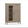 Тумба-витрина Classic глиняный серый KOM1W1D1B BRW заказать по цене 30 720 руб. в Саратове