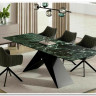 Стол обеденный Signal WESTIN Ceramic 160 раскладной (Verde Alpi морской/черный мат) заказать по цене 152 669 руб. в Саратове