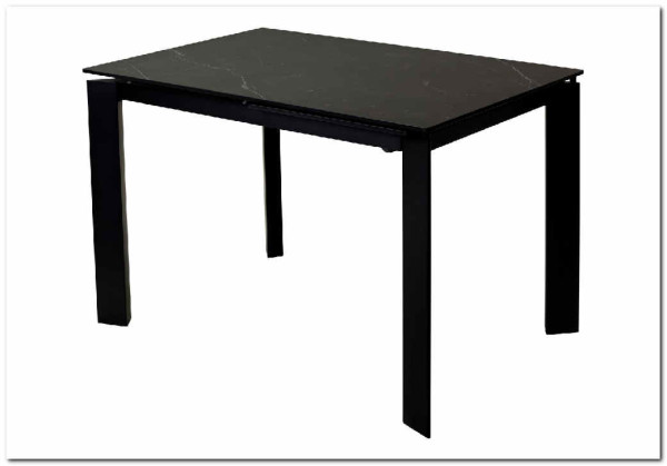 Стол CORNER 120 MATT BLACK MARBLE SOLID CERAMIC / BLACK, DISAUR заказать по цене 53 750 руб. в Саратове