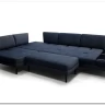 Модульный диван Милан-1 Soft Time с баром  и пуфом заказать по цене 227 920 руб. в Саратове