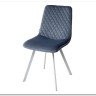 Стул DAIQUIRI BLUVEL-06 BLUE / белый каркас, велюр заказать по цене 4 050 руб. в Саратове
