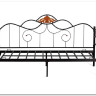 Купить Кровать Federica (mod. AT-881) 90*200 см (Day bed), красный дуб/черный с доставкой по России по цене производителя можно в магазине Другая Мебель в Саратове