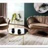 Диван SIGNAL CAMELLIA 2 Velvet Bluvel 28 (бежевый/золотой) заказать по цене 42 092 руб. в Саратове