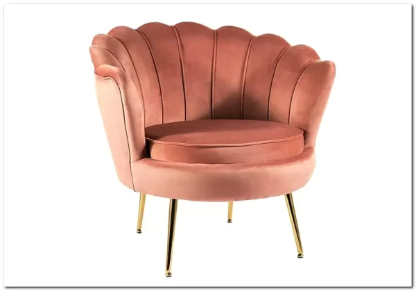 Кресло SIGNAL CAMELLIA Velvet Bluvel 52 (античный розовый/золотой) заказать по цене 27 417 руб. в Саратове
