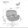 Кресло SIGNAL BRIGITTE Brego 68 карри/хром заказать по цене 41 646 руб. в Саратове