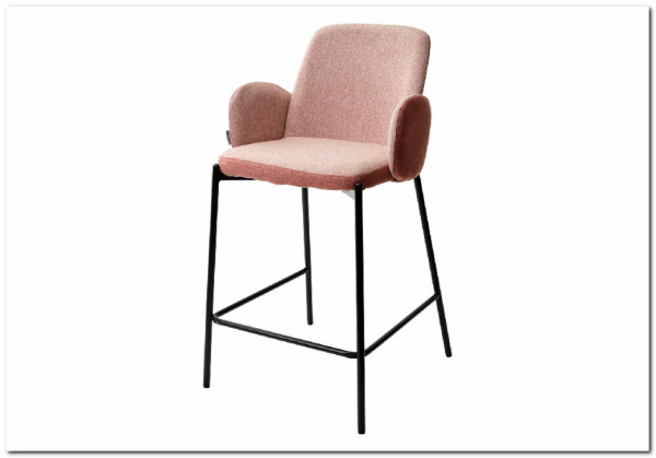 Полубарный стул NYX (H=65cm) VF109 розовый / VF110 брусничный заказать по цене 9 225 руб. в Саратове