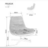 Кресло SIGNAL FELICIA Raven 44 корица/бежевый/черный мат заказать по цене 39 807 руб. в Саратове