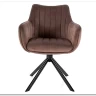 Стул кухонный Signal AZALIA Velvet Bluvel 38 поворотный (капучино/черный) заказать по цене 20 033 руб. в Саратове