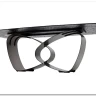 Стол TOVE 240 GREY, стекло BUBBLE / Шоколадное золото каркас ®DISAUR заказать по цене 150 500 руб. в Саратове