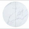 Стол TRENTO 120 HIGH GLOSS STATUARIO Белый мрамор глянцевый, керамика/ белый каркас заказать по цене 73 620 руб. в Саратове