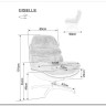 Кресло SIGNAL GISELLE античный розовый/бежевый/черный мат заказать по цене 42 142 руб. в Саратове
