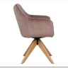 Стул кухонный Signal AZALIA D Velvet Bluvel 40 поворотный (темно-бежевый/дуб) заказать по цене 21 209 руб. в Саратове