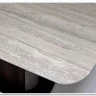 Стол DAGFINN 160 IVORY TRAVERTINE SOLID CERAMIC / Кофе / Орех, ®DISAUR заказать по цене 95 600 руб. в Саратове