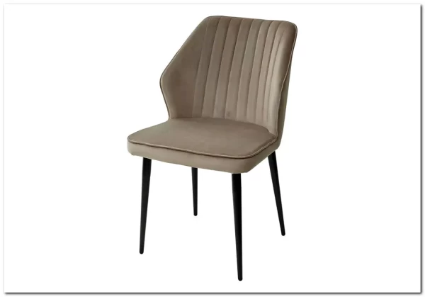 Стул SEATTLE-V ЛАТТЕ 25, велюр / черный каркас заказать по цене 6 888 руб. в Саратове