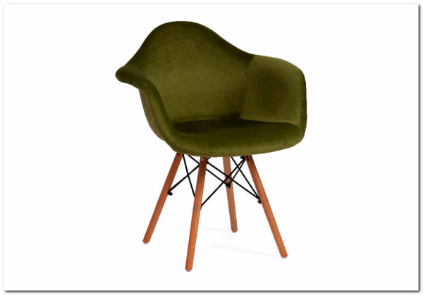 Кресло Secret De Maison CINDY SOFT (EAMES) (mod. 101) зеленый (HLR 54)/натуральный заказать по цене 7 720 руб. в Саратове