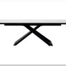Стол LIVORNO 180 MATT WHITE MARBLE SOLID CERAMIC / BLACK заказать по цене 88 950 руб. в Саратове