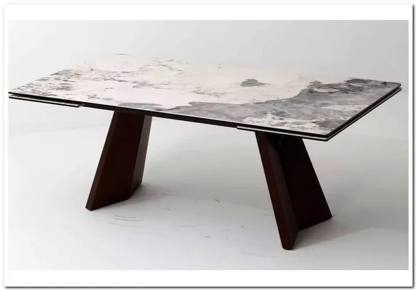 Стол BRIAN 200 MATTE PANDORA керамика на стекле/ Орех, ®DISAUR заказать по цене 133 100 руб. в Саратове