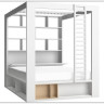 Купить Кровать со шкафом библиотечным и балдахином с основанием 160x200 4You by VOX с доставкой по России по цене производителя можно в магазине Другая Мебель в Саратове