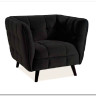 Диван CASTELLO 2 Velvet Bluvel 19  Signal (черный) заказать по цене 84 495 руб. в Саратове