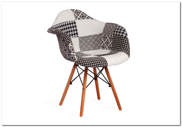 Кресло Secret De Maison CINDY SOFT (EAMES) (mod. 101) black/white (черный/белый) заказать по цене 7 720 руб. в Саратове