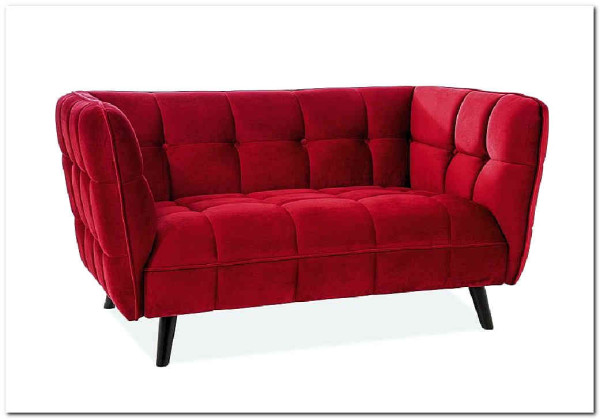 Диван CASTELLO 2 Velvet Bluvel 59  Signal (бордовый) заказать по цене 84 495 руб. в Саратове