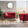 Диван CASTELLO 2 Velvet Bluvel 59  Signal (бордовый) заказать по цене 84 495 руб. в Саратове
