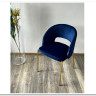 Стул AGNES BLUVEL-86 NAVY BLUE, золотой каркас заказать по цене 4 725 руб. в Саратове