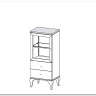 Комод-бар LA-KB 1/2 BAREK L/P Lagos Taranko заказать по цене 97 820,55 руб. в Саратове
