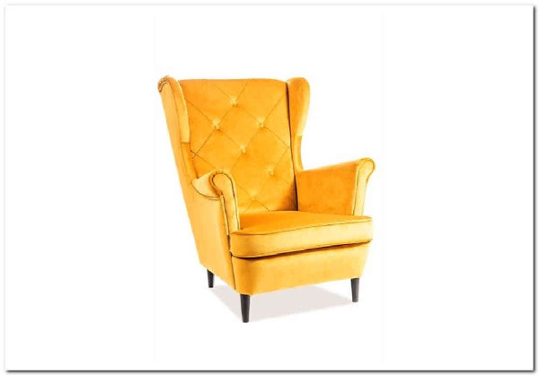 Кресло LADY Velvet Bluvel 68  Signal (карри) заказать по цене 47 283 руб. в Саратове