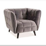 Кресло CASTELLO 1 Velvet Bluvel 14  Signal (серый) заказать по цене 64 889 руб. в Саратове