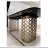 Стол CHIAVARI 220 KL-116 Черный мрамор матовый, итальянская керамика / бронзовый, DISAUR заказать по цене 96 480 руб. в Саратове