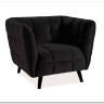 Кресло CASTELLO 1 Velvet Bluvel 19  Signal (черный) заказать по цене 64 889 руб. в Саратове