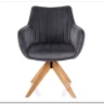 Стул кухонный Signal AZALIA D Velvet Bluvel 14 поворотный (серый/дуб) заказать по цене 21 209 руб. в Саратове