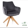 Стул кухонный Signal AZALIA D Velvet Bluvel 14 поворотный (серый/дуб) заказать по цене 21 209 руб. в Саратове