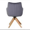 Стул кухонный Signal AZALIA D Velvet Bluvel 14 поворотный (серый/дуб) заказать по цене 21 209 руб. в Саратове
