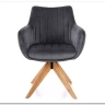 Стул кухонный Signal AZALIA D Velvet Bluvel 14 поворотный (серый/дуб) заказать по цене 21 209 руб. в Саратове