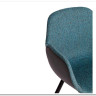 Стул VALENTINO (mod. PC45-2) Turquoise (бирюзовый)/Grey (серый)/чёрный заказать по цене 10 640 руб. в Саратове