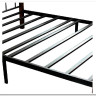 Купить Кровать AT-126 дерево гевея/металл 90*200 (Single bed), красный дуб/черный с доставкой по России по цене производителя можно в магазине Другая Мебель в Саратове