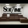 Угловой диван Висмут с оттоманкой Soft Time заказать по цене 109 638 руб. в Саратове