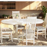 Стул DOLCE мягкое сидение бук, ivory white, велюр Tenerife Ultimate grey заказать по цене 9 920 руб. в Саратове
