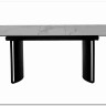 Стол RASMUS 160 TL-45 Белый мрамор, испанская керамика / черный каркас, DISAUR заказать по цене 95 250 руб. в Саратове