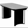 Стол RASMUS 160 TL-45 Белый мрамор, испанская керамика / черный каркас, DISAUR заказать по цене 95 250 руб. в Саратове